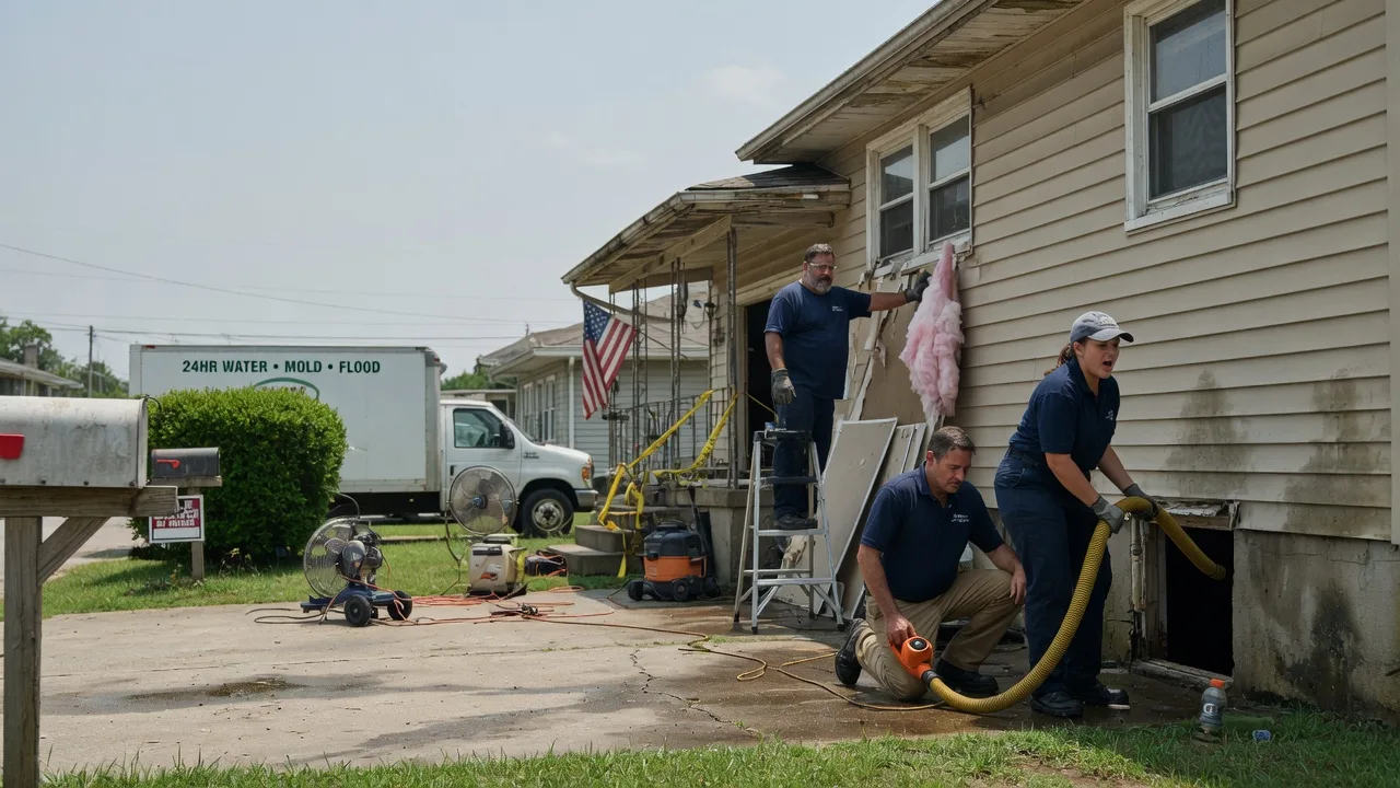 Water Damage Repair in Baden, PA near me